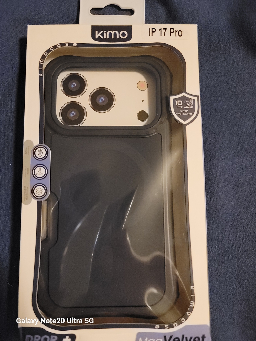 Black iP 17 Pro Protective Phone Case